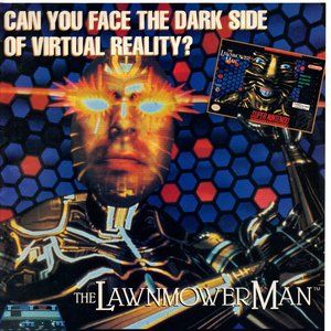 Vintage 1993 Print Ad for The Lawnmower Man - Super NES PA644